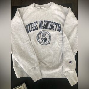 COPY - George Washington University Champion sweatshirt reverse weave